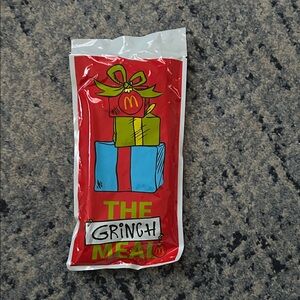 McDonald's Red Grinch Meal Bag